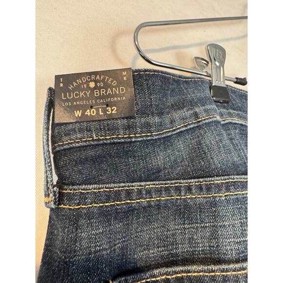 Lucky Brand Men's 221 Straight Leg Jeans Size 40x32 Dark Livermore NWT - Picture 6 of 8